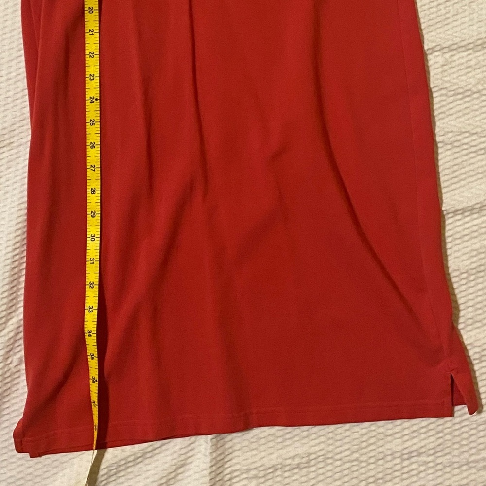 Brooks Brothers Polo Dress Red Navy Size Medium - Picture 4 of 6